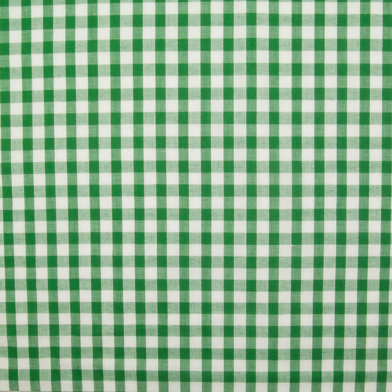 1/4" Corded Gingham Check - Emerald Green