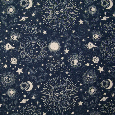 Zodiac Galaxy -  100% Cotton Fabric
