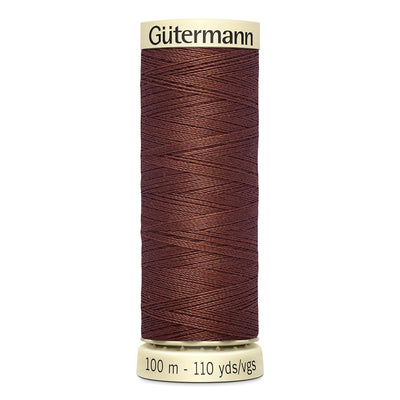 Gutermann Thread - Sew All - 100 Metres - Red/Brown