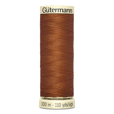 Gutermann Thread - Sew All - 100 Metres - Orange/Brown