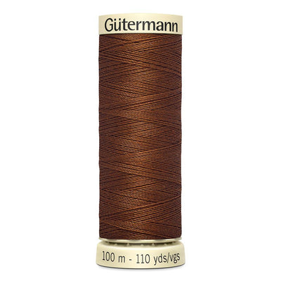 Gutermann Thread - Sew All - 100 Metres - Orange/Brown