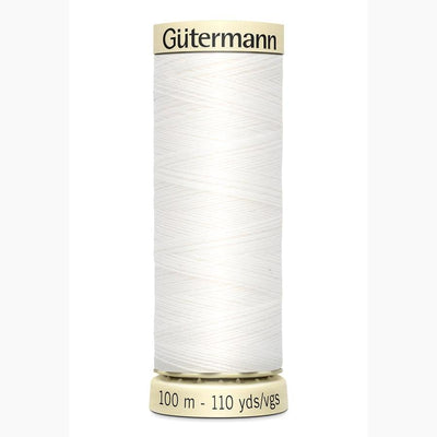Gutermann Thread - Sew All - 100 Metres - Black/White