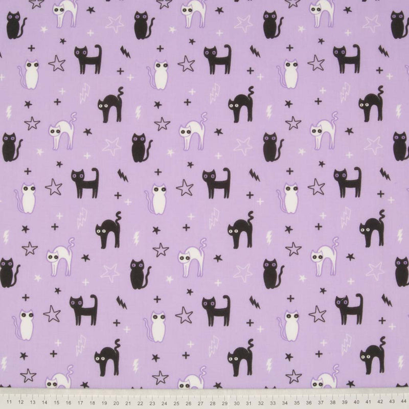 Halloween Ghosts and Cats Bundle - Fat Quarters - Polycotton