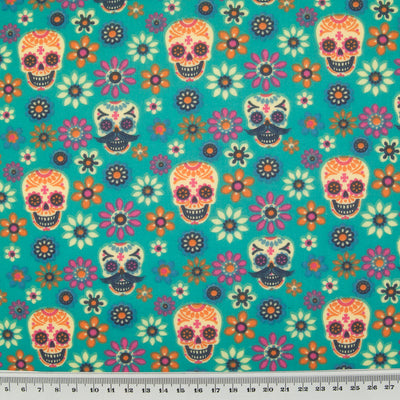 Halloween Sugar Skull Bundle - Fat Quarters - Polycotton