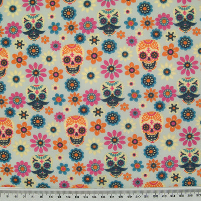 Halloween Sugar Skull Bundle - Fat Quarters - Polycotton