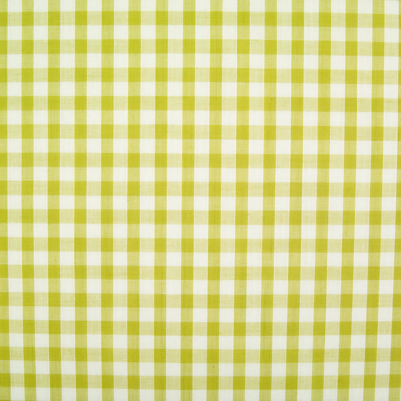 1/4" Corded Gingham Check - Lime Green