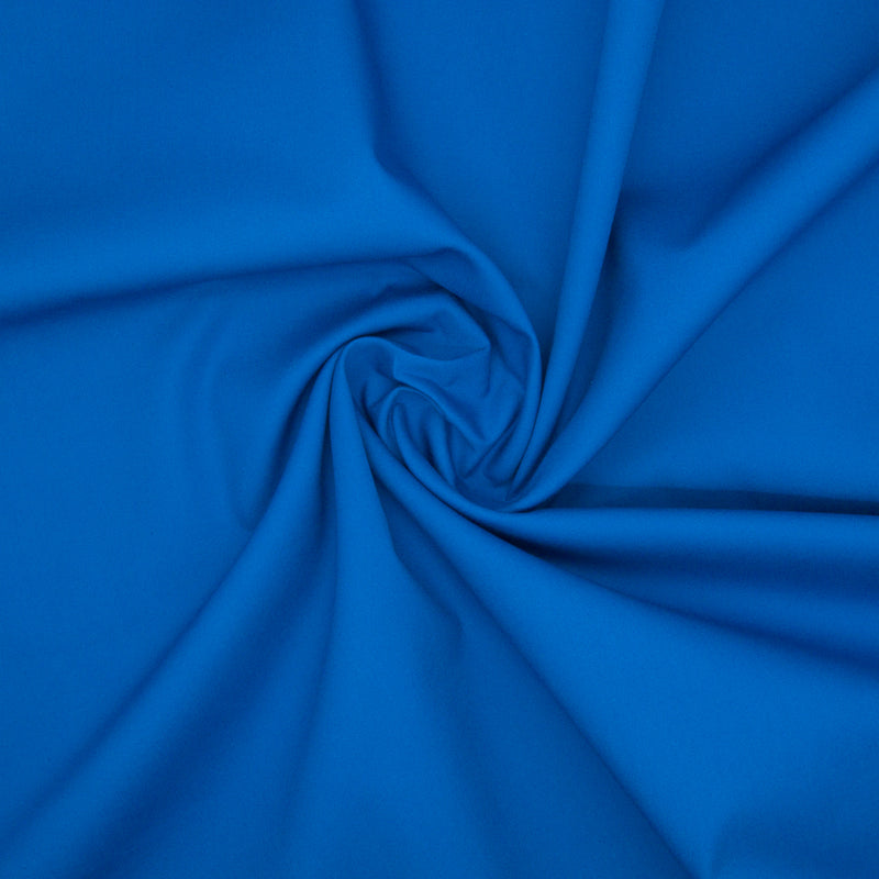 100% Cotton Poplin Plain - Royal Blue