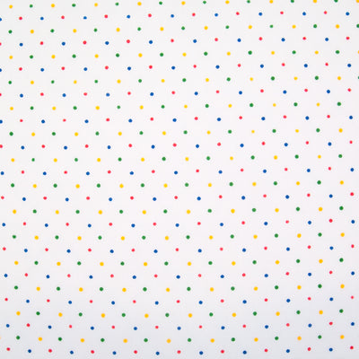 2mm Tiny Rainbow Spot - Polycotton Fabric