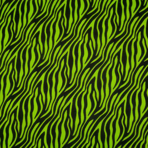 Green Camo Print - Polycotton Fabric