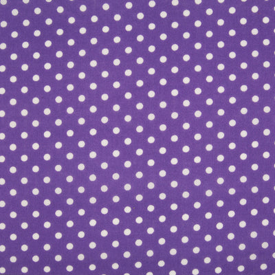 Pea Spot - 4mm White Spots on Purple