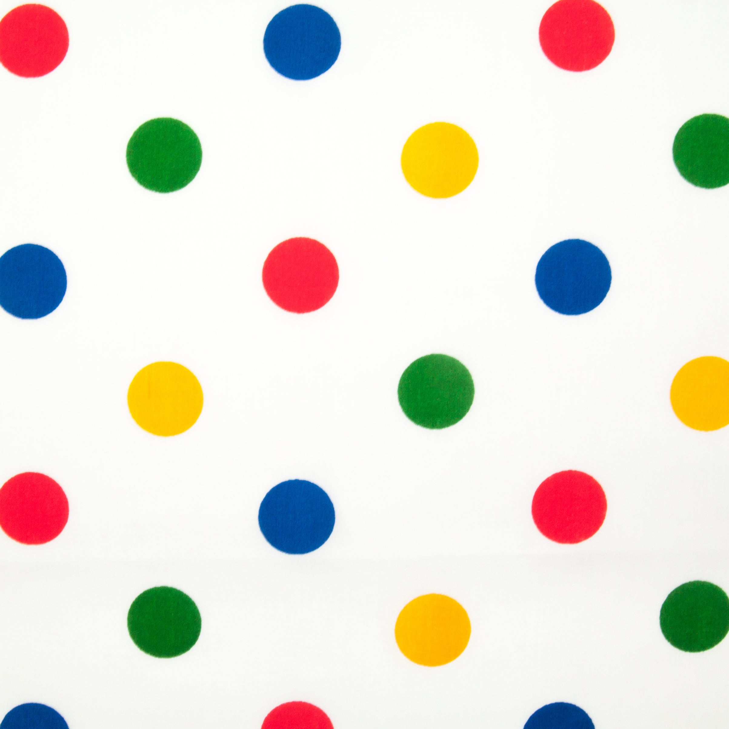 25mm Large Rainbow Spot - Polycotton Fabric