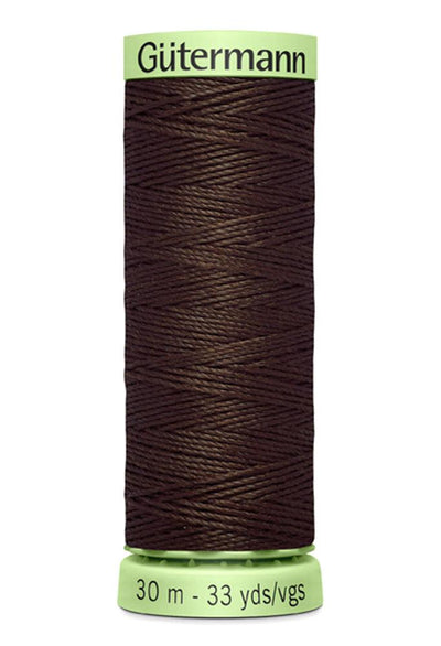 Gutermann Thread - Top Stitch - 30 Metres - Dark Brown