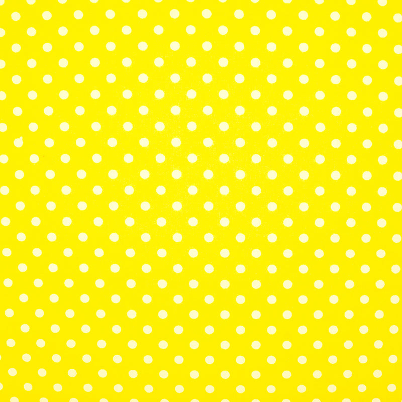 Pea Spot - 4mm White Spots on Yellow