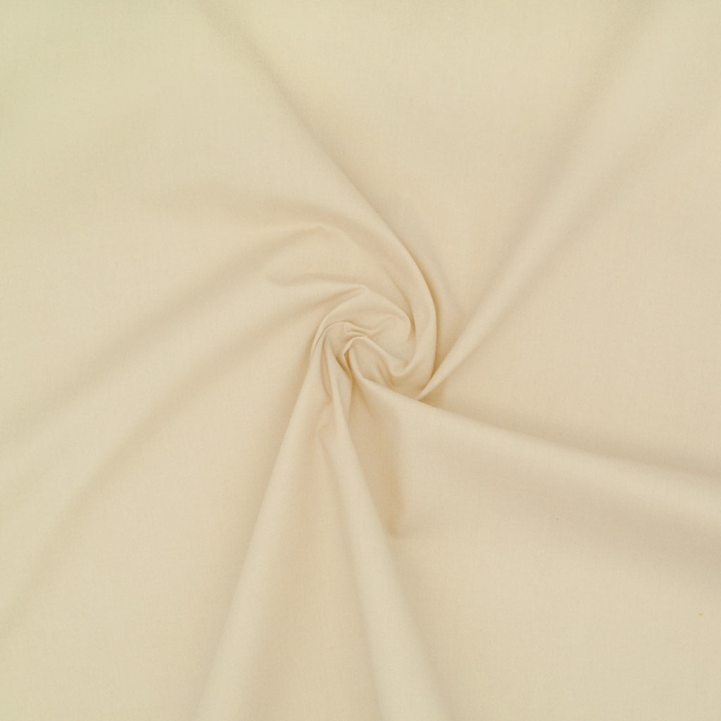 Plain Polycotton - Beige – Fabric Love