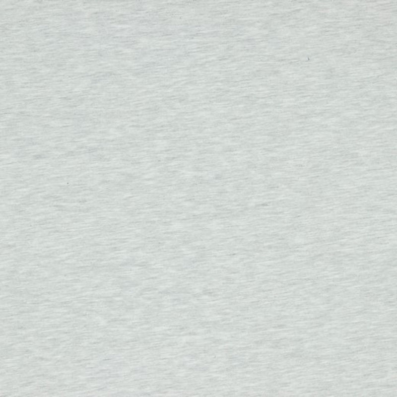 A plain french terry jersey fabric in ecru melange