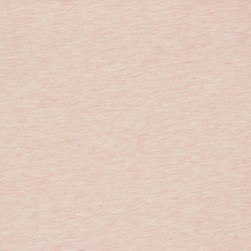A plain french terry jersey fabric in rose melange